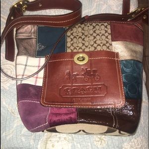 Coach Shoulder Bag-Patchwork